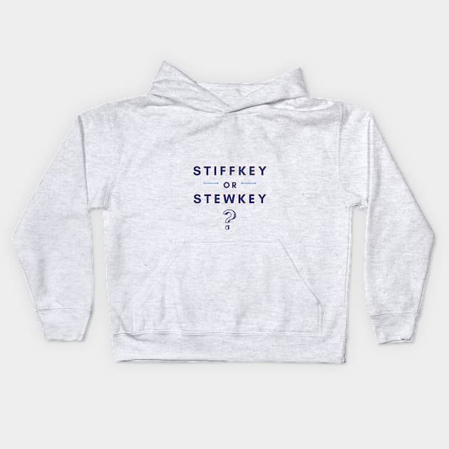 Stiffkey or Stewkey? Kids Hoodie by MyriadNorfolk